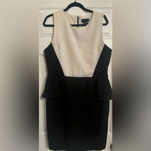 Tan Black Business Dress 13 14